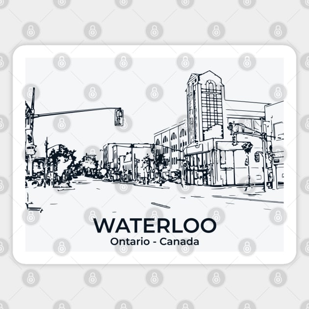 Waterloo - Ontario Magnet by Lakeric